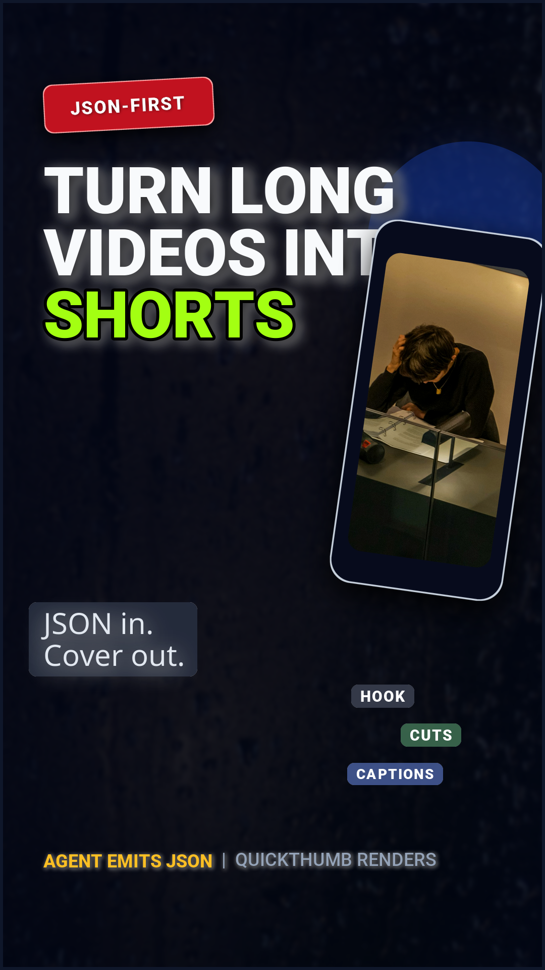 Vertical shorts cover generated by quickthumb
